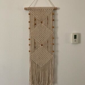 Karma living wall boho chic Macrame Bubble Fabric Art wall hanging 15/32”